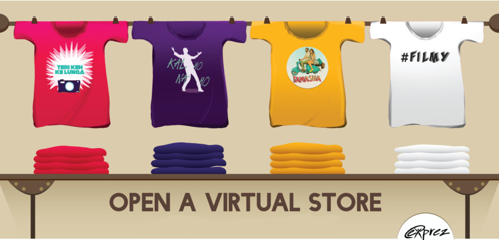 open virtual t-shirt store