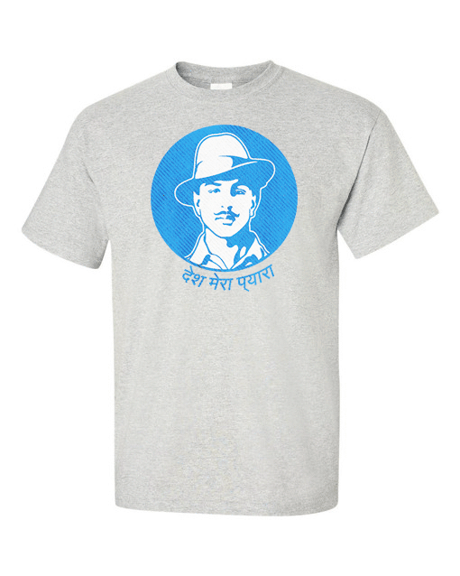 shahid bhagat singh tshirt